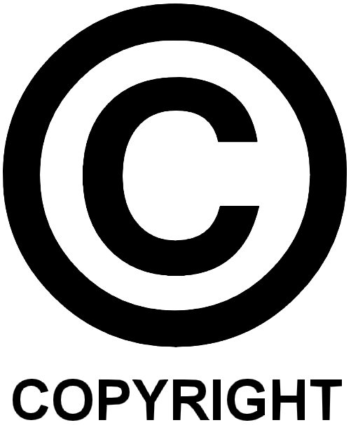 creer un logo copyright