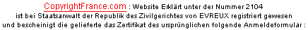  Auf CopyrightFrance.com gehen 